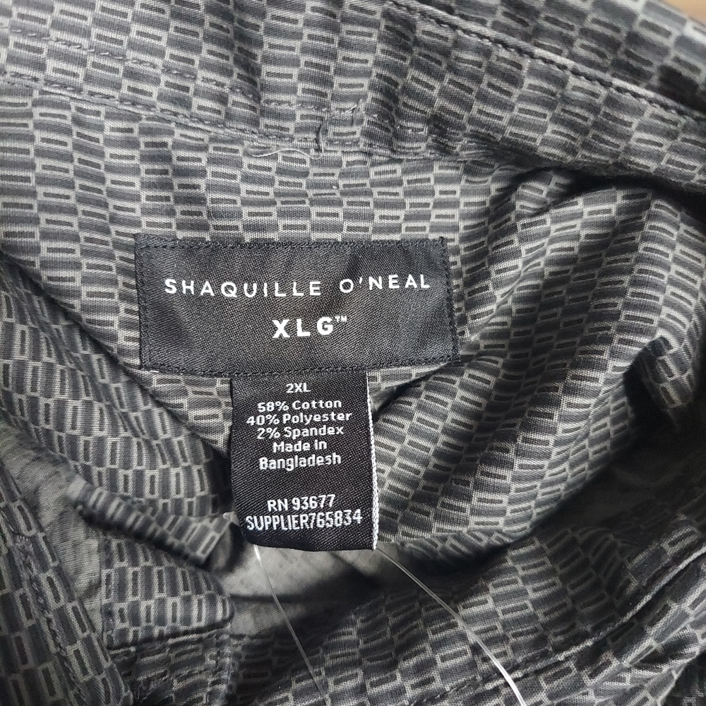 Shaquille O'Neal Shirt Mens XLG  Color Grey  long sleeves and suitable for forma - Picture 5 of 5